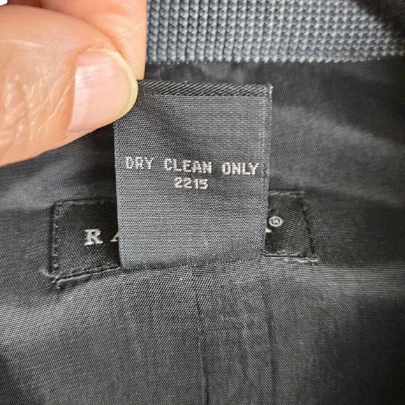 Rafaella Women's Blazer‎ Jacket Lined Black Size 14 Vintage - Picture 7 of 9